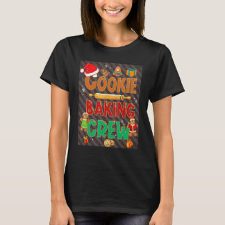 Camiseta Navidades Cookie Baking Crew Pajamas Familia Xmas 