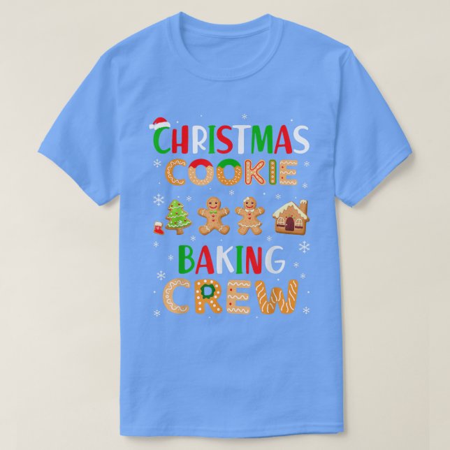 Camiseta Navidades Cookie Baking Crew Xmas Cookie (Diseño del anverso)