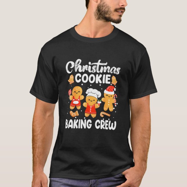 Camiseta Navidades Cookie Baking Crew Xmas Cookie Exchange (Anverso)