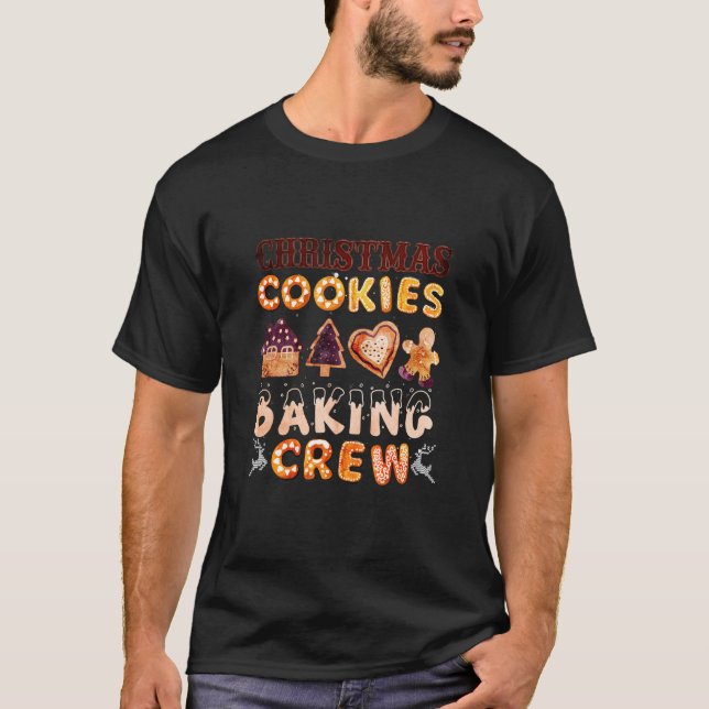 Camiseta Navidades Cookie Baking Crew Xmas Cookie Exchange (Anverso)
