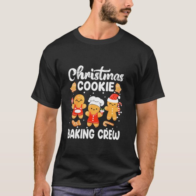 Camiseta Navidades Cookie Baking Crew Xmas Cookie Exchange (Anverso)
