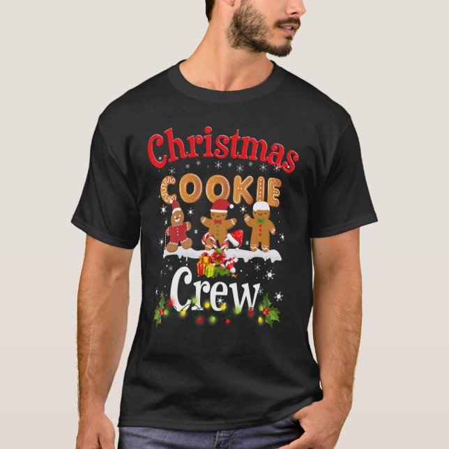 Camiseta Navidades Cookie Baking Crew Xmas Cookie Exchange (Anverso)