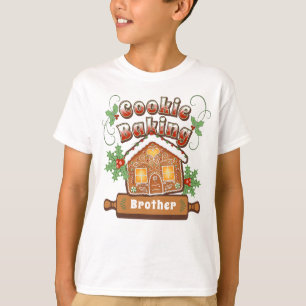Camiseta Navidades Cookie Baking Gingerbread House -