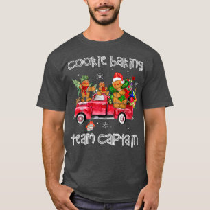 Camiseta Navidades Cookie Baking Team Captain Funny