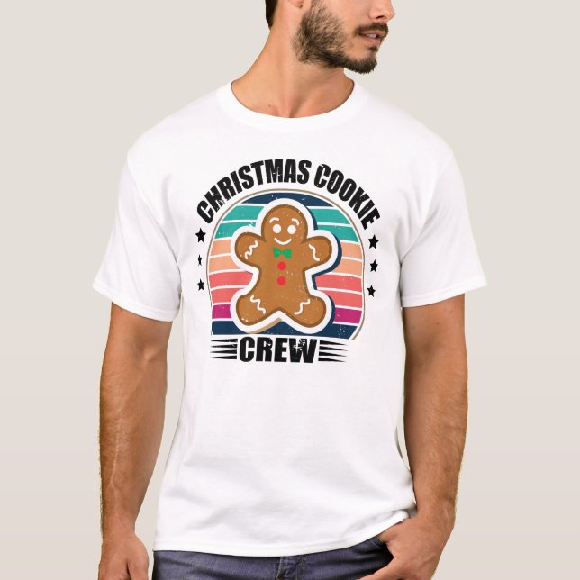 Camiseta Navidades Cookie Comer a la Familia (Anverso)