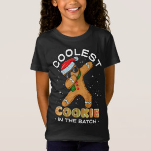 Camiseta Navidades Coolest Cookie En El Lote Gingerbread