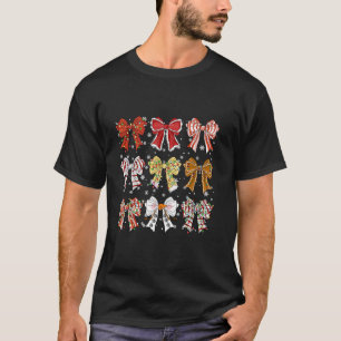 Camiseta navidades coqueta colección de arco de coqueta que