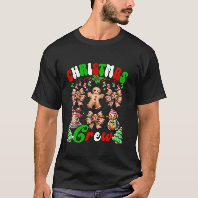 Camiseta Navidades Coquette Bow Cookie Gingerbread Xma (Anverso)