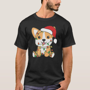 Camiseta Navidades Corgi Animales De Invierno Perro