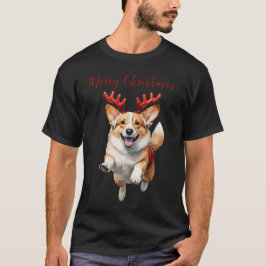 Camiseta Navidades Corgi con renos