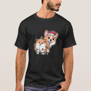 Camiseta Navidades Corgi Encenden A Pajama Cute Perro Perro
