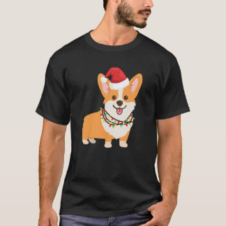Camiseta Navidades Corgi perro personalizado estilo Fawn Re