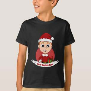 Camiseta Navidades cortos muchacho con pelo jengibre