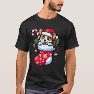 Camiseta Navidades cortos vándalo cane perro Santa Corgi en