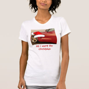Camiseta Navidades Corvette rojo