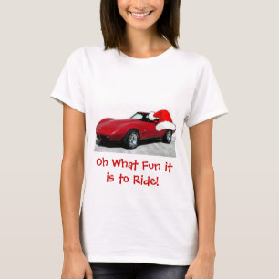 Camiseta Navidades Corvette Rojo