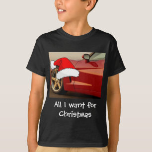 Camiseta Navidades Corvette rojo
