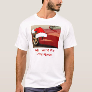 Camiseta Navidades Corvette rojo