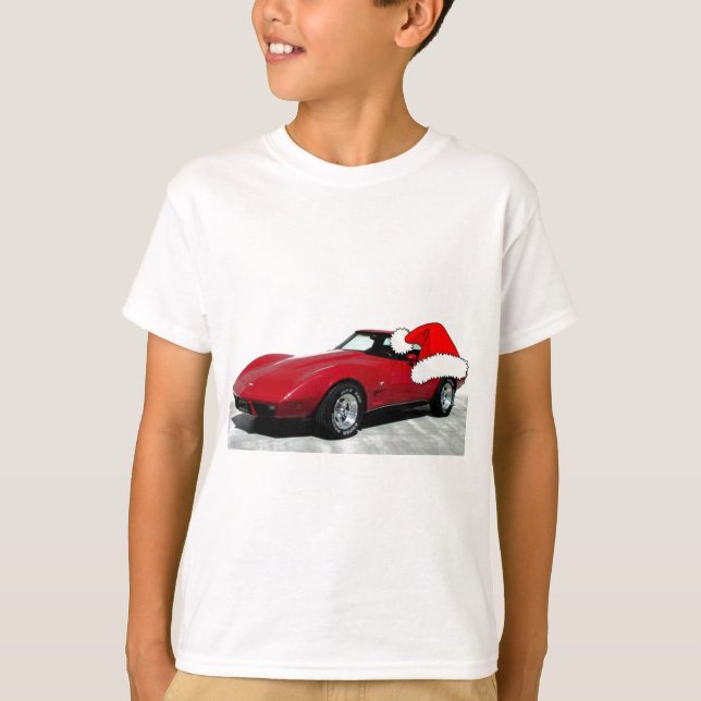 Camiseta navidades Corvette Rojo 1979 (Anverso)