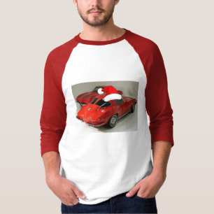 Camiseta Navidades Corvettes Clásicos Rojos