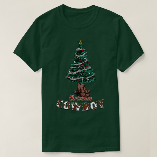 Camiseta Navidades Cowboy (Diseño del anverso)