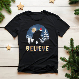 Camiseta Navidades creen que divertida Navidad Feo De Los P