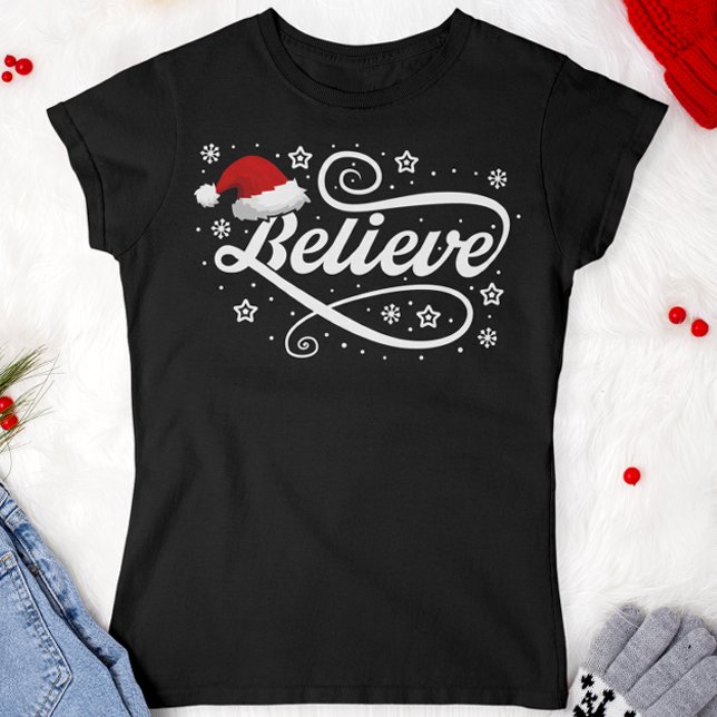 Camiseta Navidades creen que Santa Claus - Papá Noel (Subido por el creador)