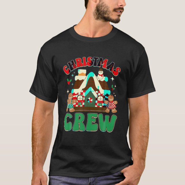 Camiseta Navidades Crew Gingerbread En Candy House Xmas Coo (Anverso)