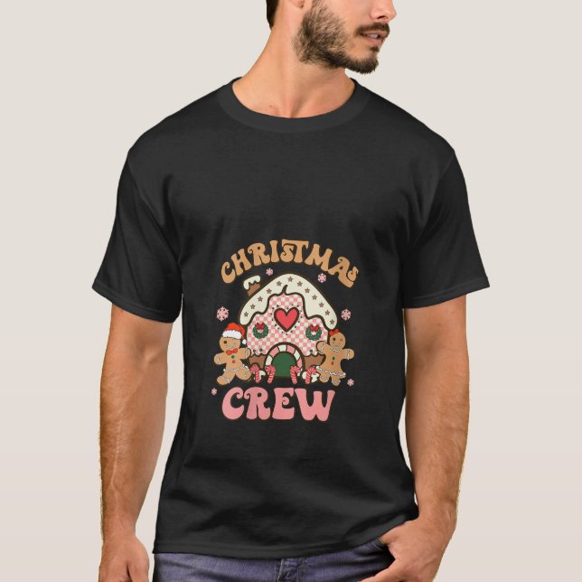 Camiseta Navidades Crew Gingerbread Navidades Candy Boys Gi (Anverso)