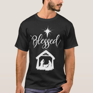 Camiseta Navidades Cristianos Bendecidos Jesús Natividad Es