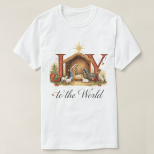 Camiseta Navidades cristianos disfrutan al mundo: La histor