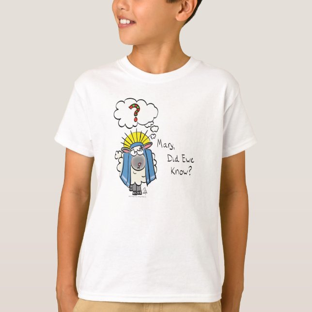 Camiseta Navidades cristianos graciosos Personalizado de ov (Anverso)