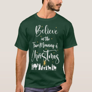 Camiseta Navidades cristianos Niño Jesús Natividad