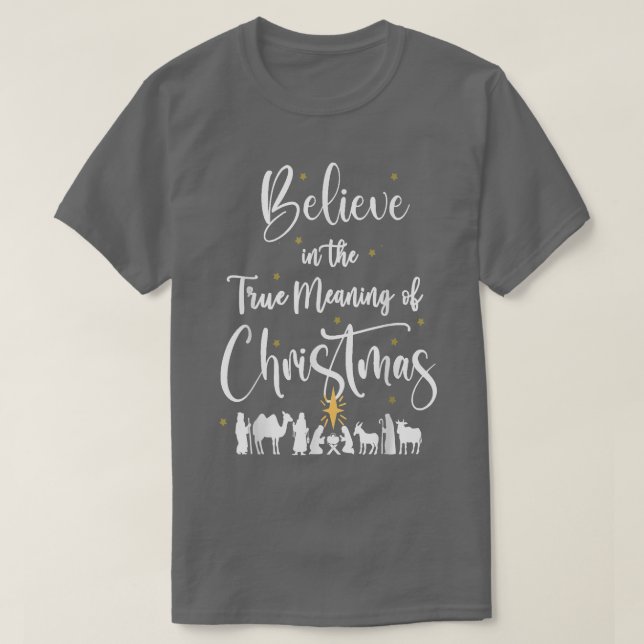 Camiseta Navidades cristianos Niño Jesús Natividad (Diseño del anverso)