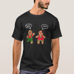 Camiseta Navidades Crudos Humor Gingerbread Puntización Cri