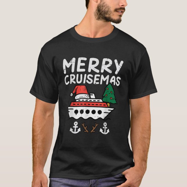 Camiseta Navidades Cruise Merry Cruisemas Familia Navidad H (Anverso)
