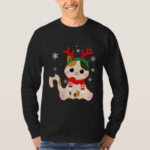 Camiseta Navidades Cuelgan Antillas De Ros De Gato Para Muj