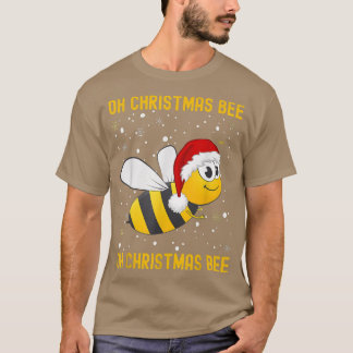 Camiseta Navidades Cuidados Bumble Bee Oh Chiste Árbol de N