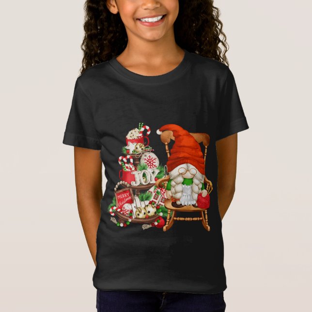 Camiseta Navidades Cuidados Chrochet Abuela Para Navidad Co (Anverso)