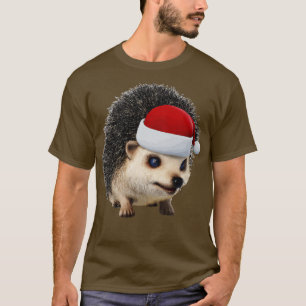 Camiseta Navidades Cuidados Con Opossum O Hedgehog Usando S