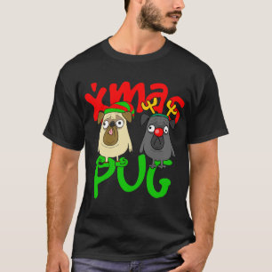 Camiseta Navidades Cuidados Dueño De Pug Lover Xmas Perro D