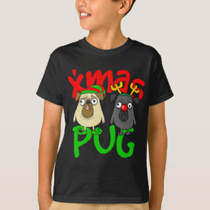 Camiseta Navidades Cuidados Dueño De Pug Lover Xmas Perro D