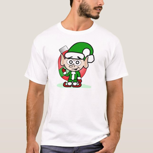 Camiseta Navidades Cuidados Elf Holiday Personalizado capri (Anverso)