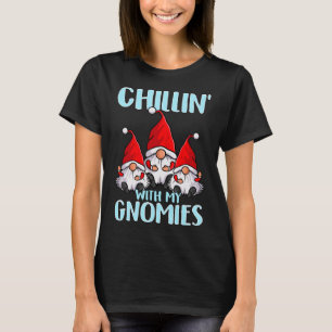 Camiseta Navidades Cuidados Gnomes Santa Hats Chillin' Con 