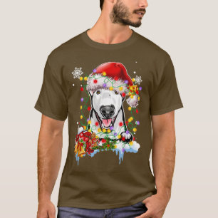 Camiseta Navidades Cuidados Iluminan Perro Terrible Con San