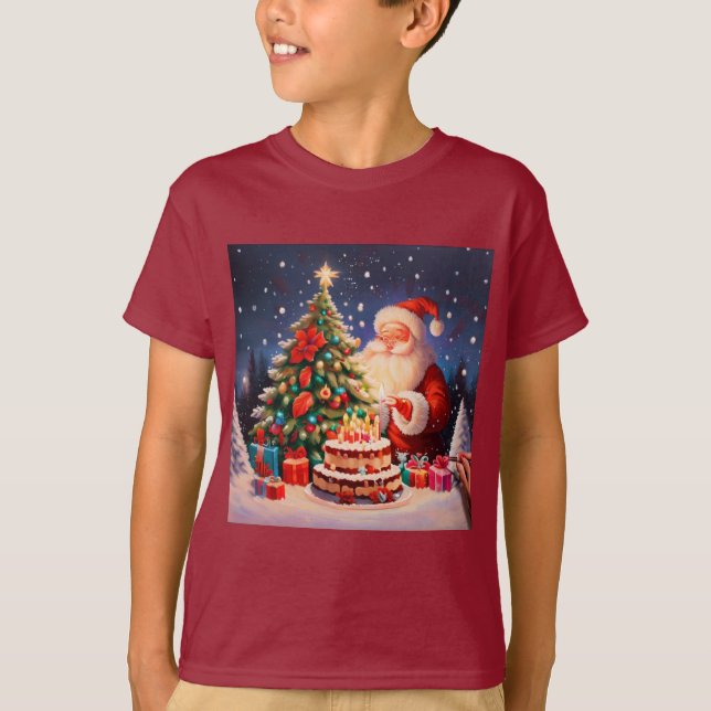 Camiseta Navidades Cumpleaños 10 (Anverso)