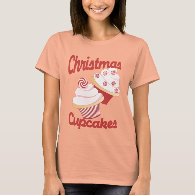 Camiseta Navidades Cupcakes (Anverso)
