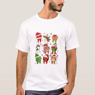 Camiseta Navidades curas Caracteres dentales Divertidos Fes