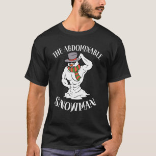 Camiseta Navidades Cursos de Xmas Abominable Snowman Abdomi