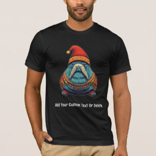Camiseta Navidades Cute Santa Walrus Regalos Walrus Lover